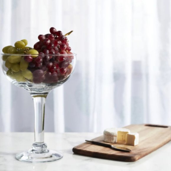 JUMBO Margareta Champagne Glass 45 oz Crisa Libbey Serving Bowl Multifunction - Picture 2 of 2